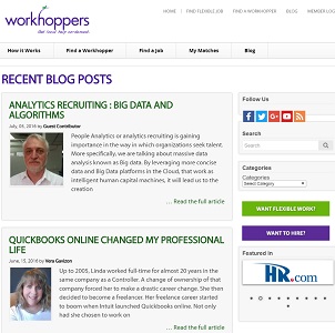 Workhoppers.com/blog Screenshot